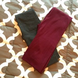 Fleece leggings